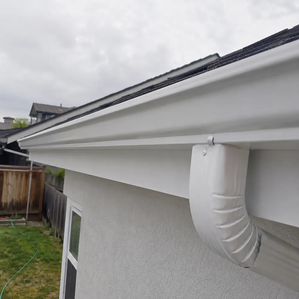 Before and after House Washing