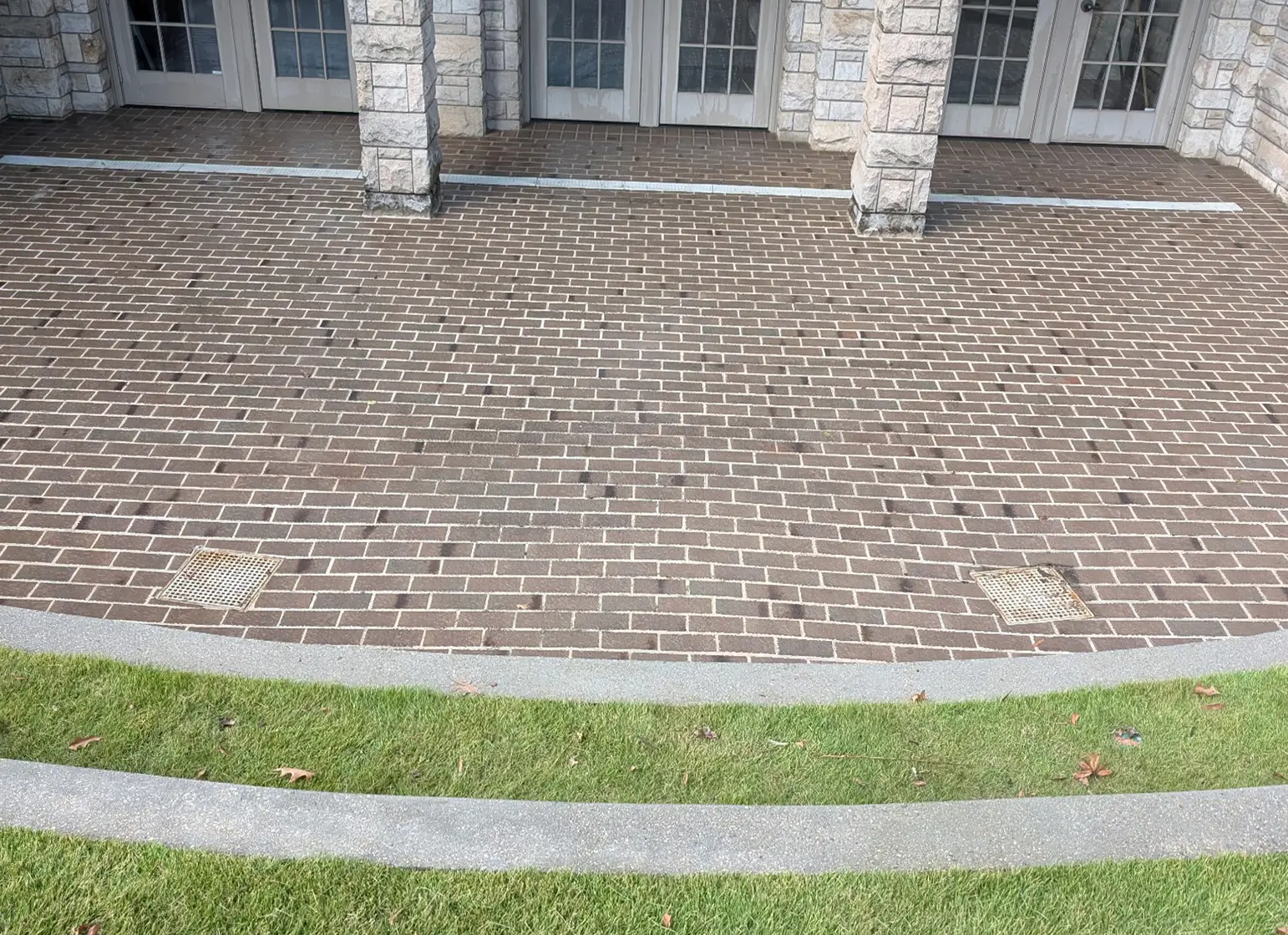 Before and after Deck, Patio & Fence Washing